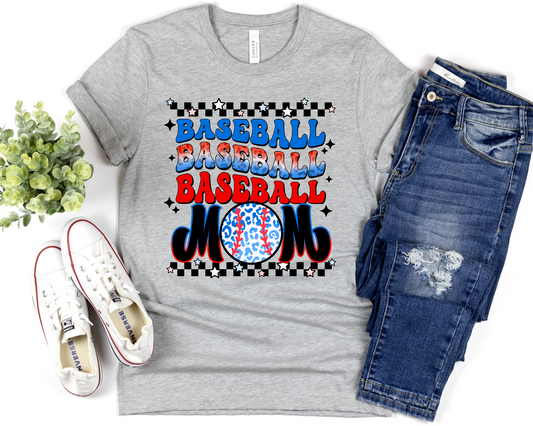 Baseball Mom retro