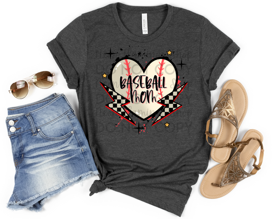Baseball Mom heart lightning