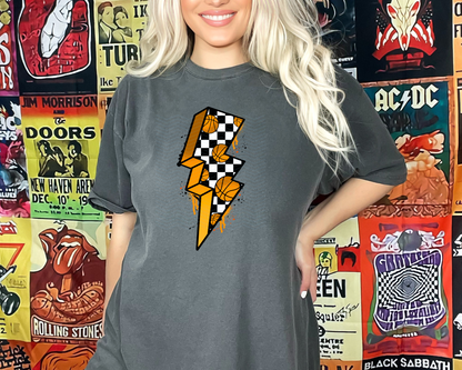 Basketball Checkered Lightning