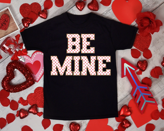 Be Mine Hearts Faux Patch
