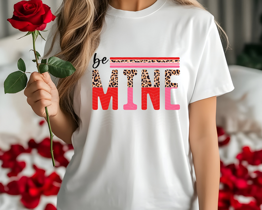 Be Mine Leopard Top DTF TRANSFER