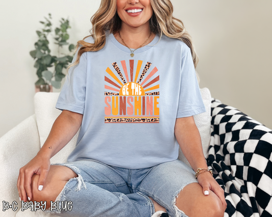 BE THE SUNSHINE LEOPARD DTF TRANSFER