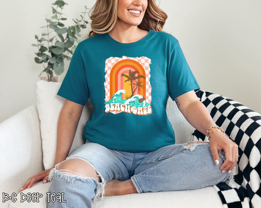 Beach Daze Retro Wave DTF TRANSFER