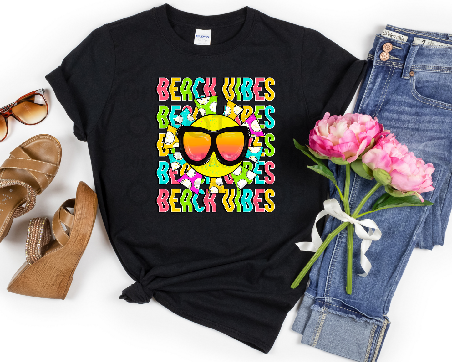 Beach Vibes Neon Sunshine