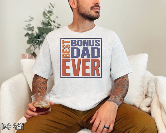 Best Bonus Dad Ever DTF TRANSFER