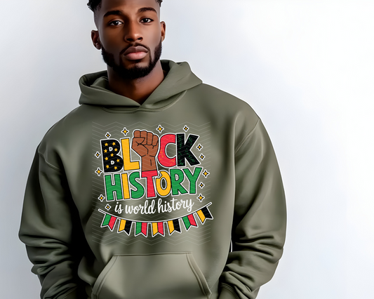 Black History Is World History DTF TRANSFER