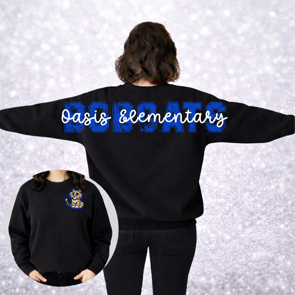 OASIS ELEMENTARY - ADULT Armspan Crewneck Sweatshirt
