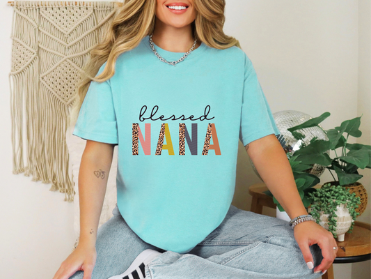 Blessed Nana Half Leopard DTF TRANSFER