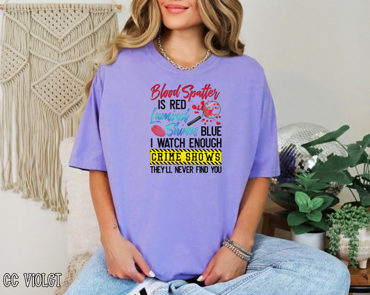Blood Splatter is Red DTF TRANSFER