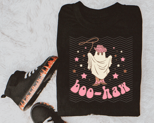 Boo-Haw Ghost Pink DTF TRANSFER