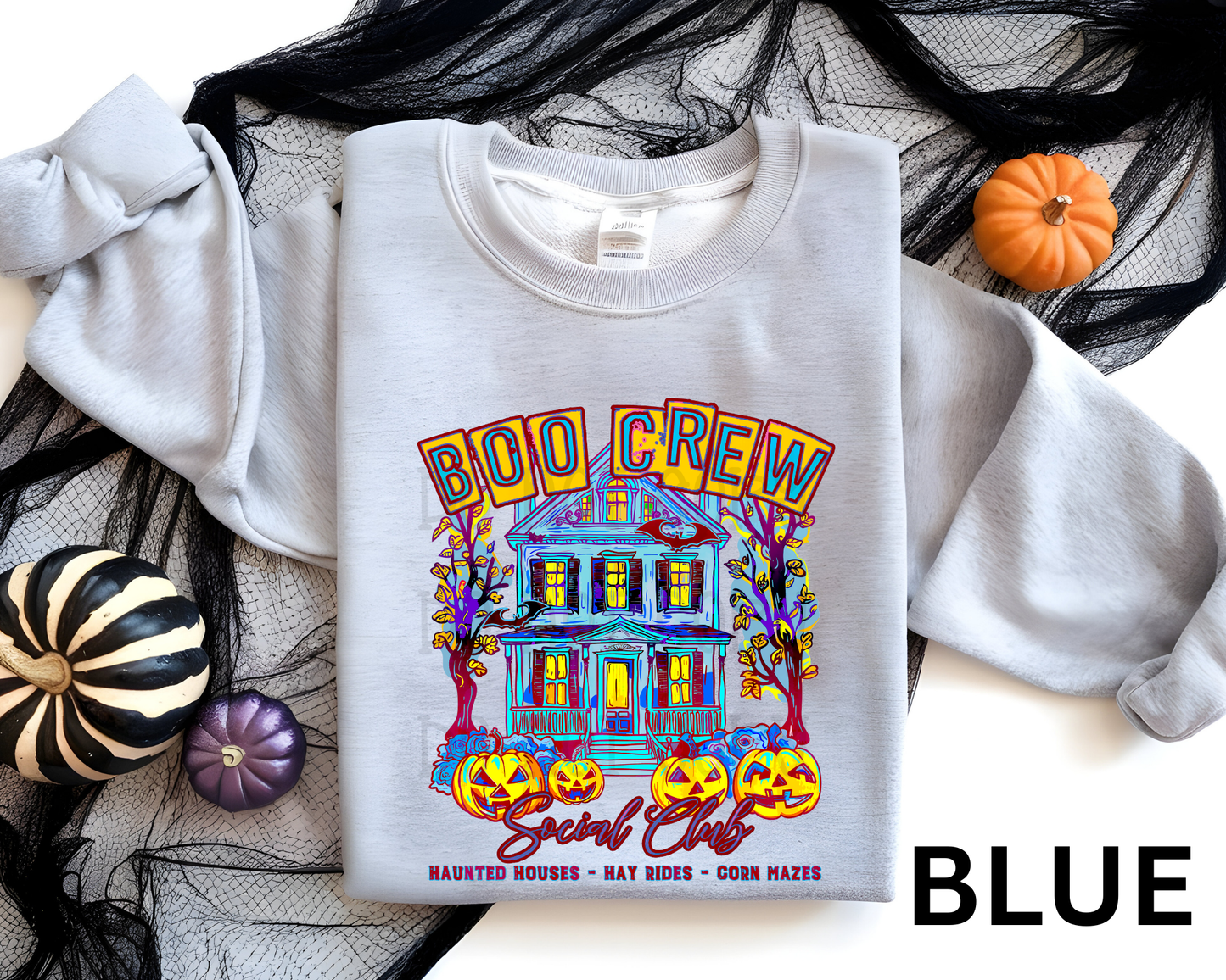 Boo Crew Social Club | Multiple Colors | DTF TRANSFER