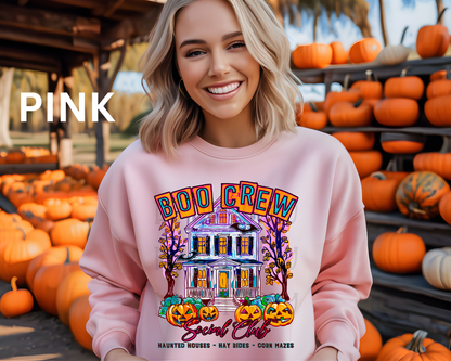 Boo Crew Social Club Pink