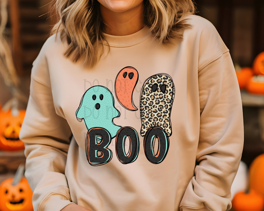 Boo Ghosts DTF TRANSFER