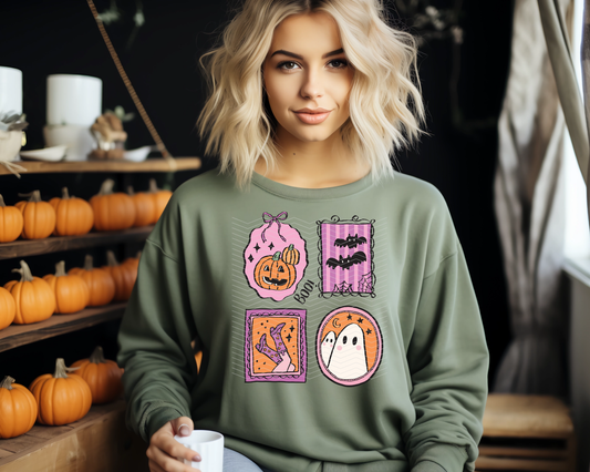 Boo Halloween Frames DTF TRANSFER