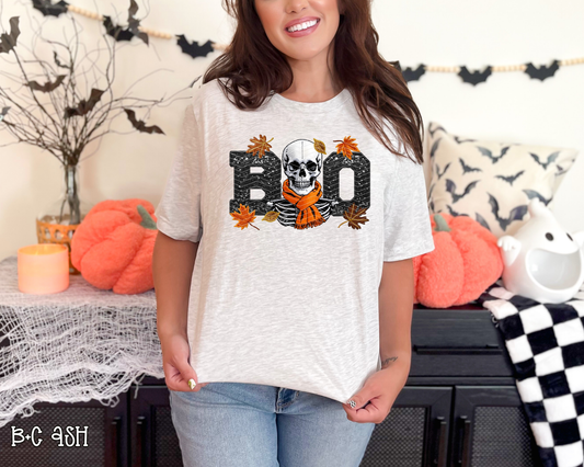 Boo Skellie Faux Embroidery DTF TRANSFER