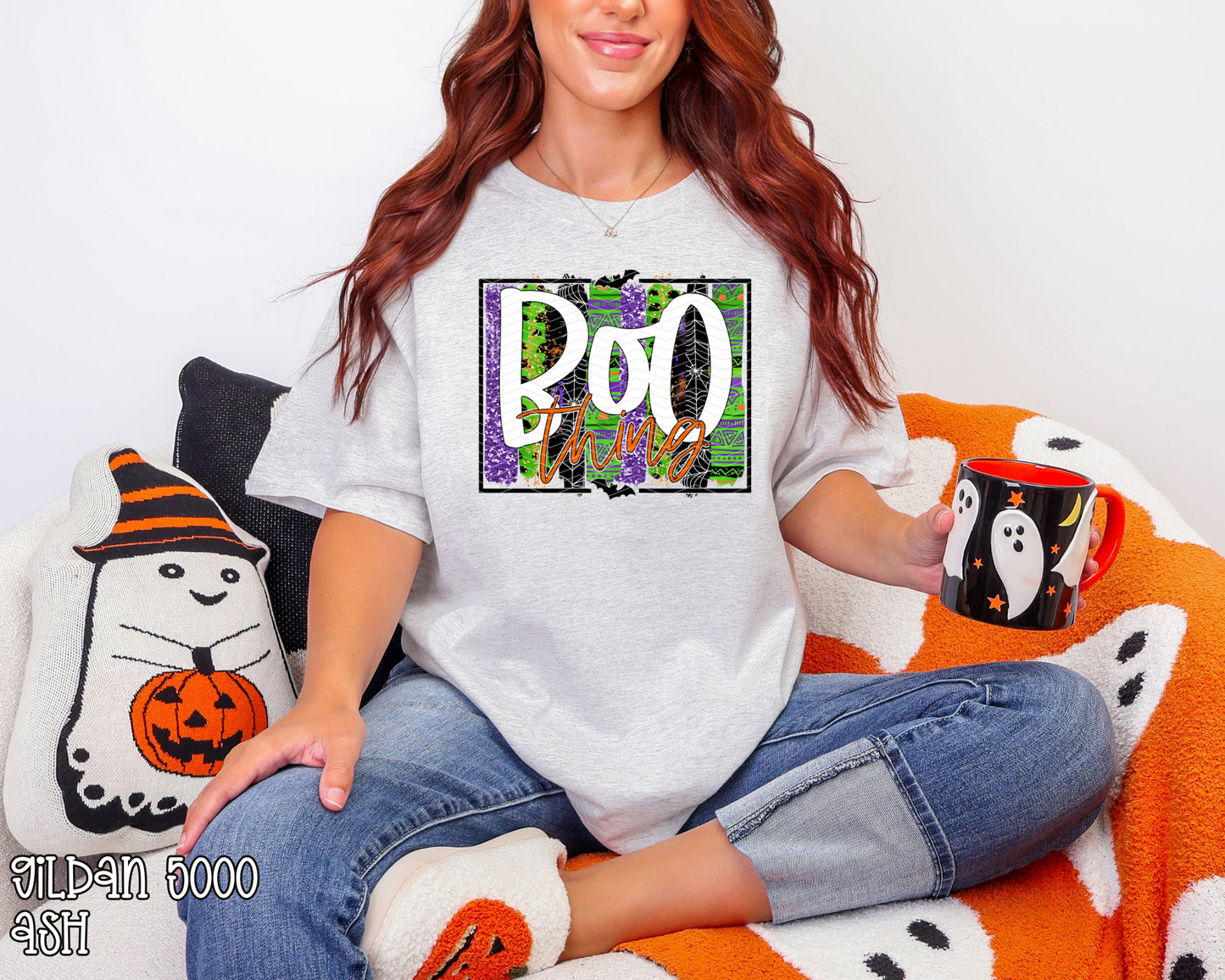 Boo Thing Halloween Brushstrokes DTF TRANSFER