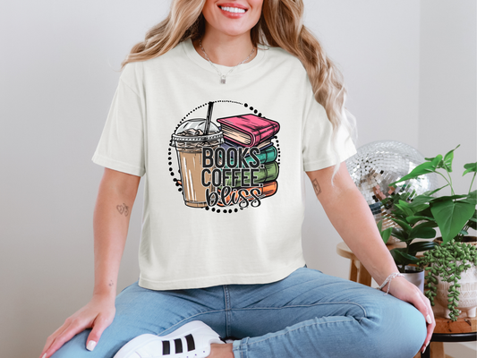 Books Coffee Bliss DTF TRANSFER