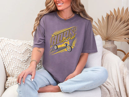 Born To Ride Yellow Tricycle DTF TRANSFER