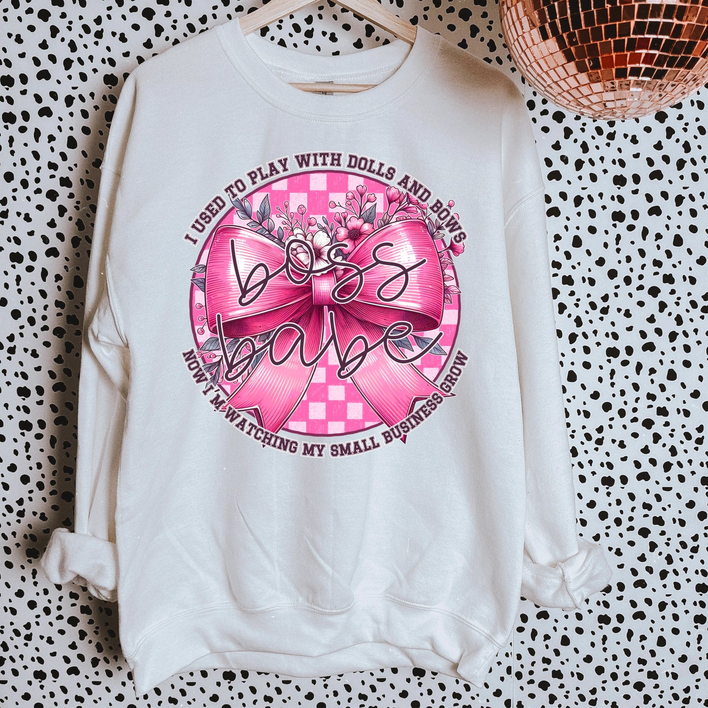 Boss Babe Bow DTF TRANSFER