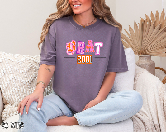 Brat 2001 DTF TRANSFER