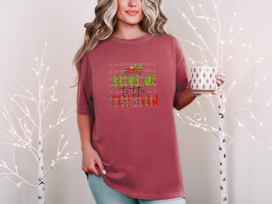 Bring Me to the Tree Farm Half Leopard DTF TRANSFER
