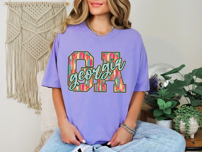 Brushstroke Dots Georgia DTF TRANSFER
