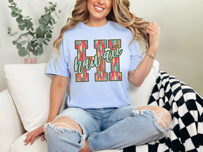 Brushstroke Dots Hawaii DTF TRANSFER
