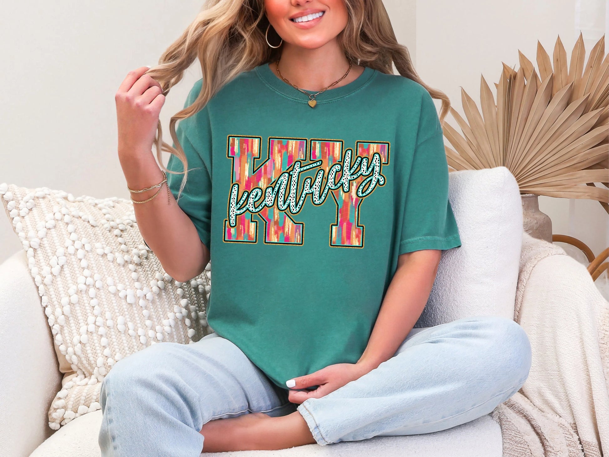 Brushstroke Dots Kentucky DTF TRANSFER