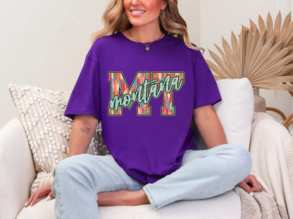 Brushstroke Dots Montana DTF TRANSFER