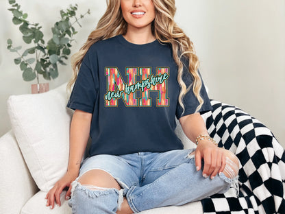 Brushstroke Dots New Hampshire DTF TRANSFER