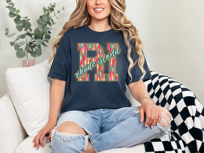 Brushstroke Dots Rhode Island DTF TRANSFER