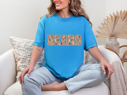 Brushstroke Leopard bears DTF TRANSFER