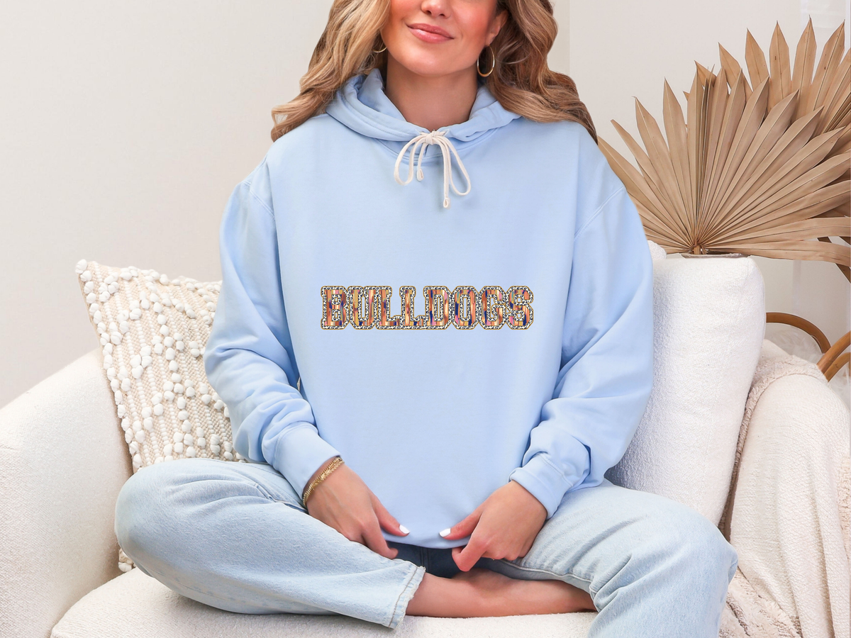 Brushstroke Leopard bulldogs DTF TRANSFER