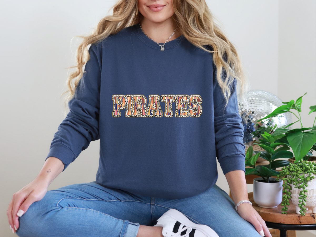 Brushstroke Leopard pirates DTF TRANSFER