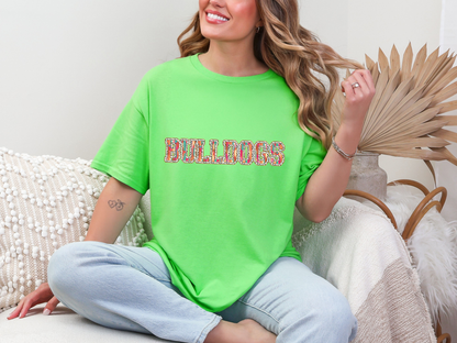 Brushstrokes Dots bulldogs DTF TRANSFER