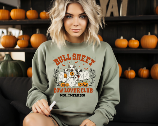 Bull Sheet Cow Lover Club DTF TRANSFER