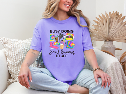 Busy Doing Small Business Stuff Resin DTF TRANSFER