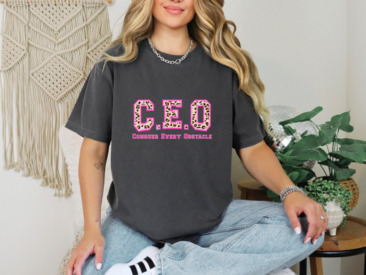CEO Conquer Every Obstacle DTF TRANSFER