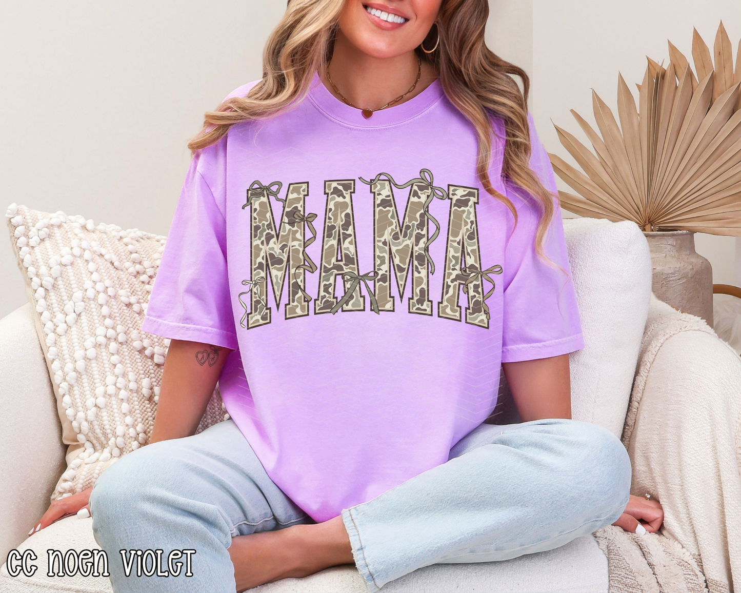 Camo Mama Bows DTF TRANSFER