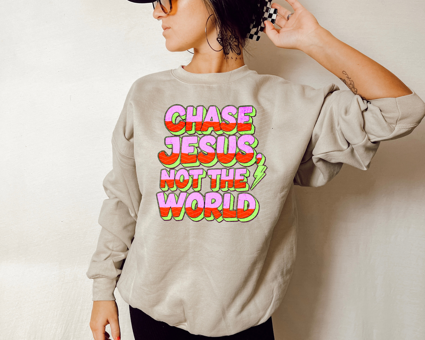 Chase Jesus Not The World DTF TRANSFER