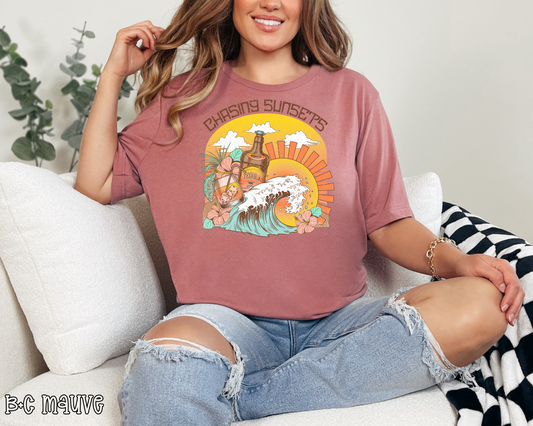 Chasing Sunsets Vintage DTF TRANSFER