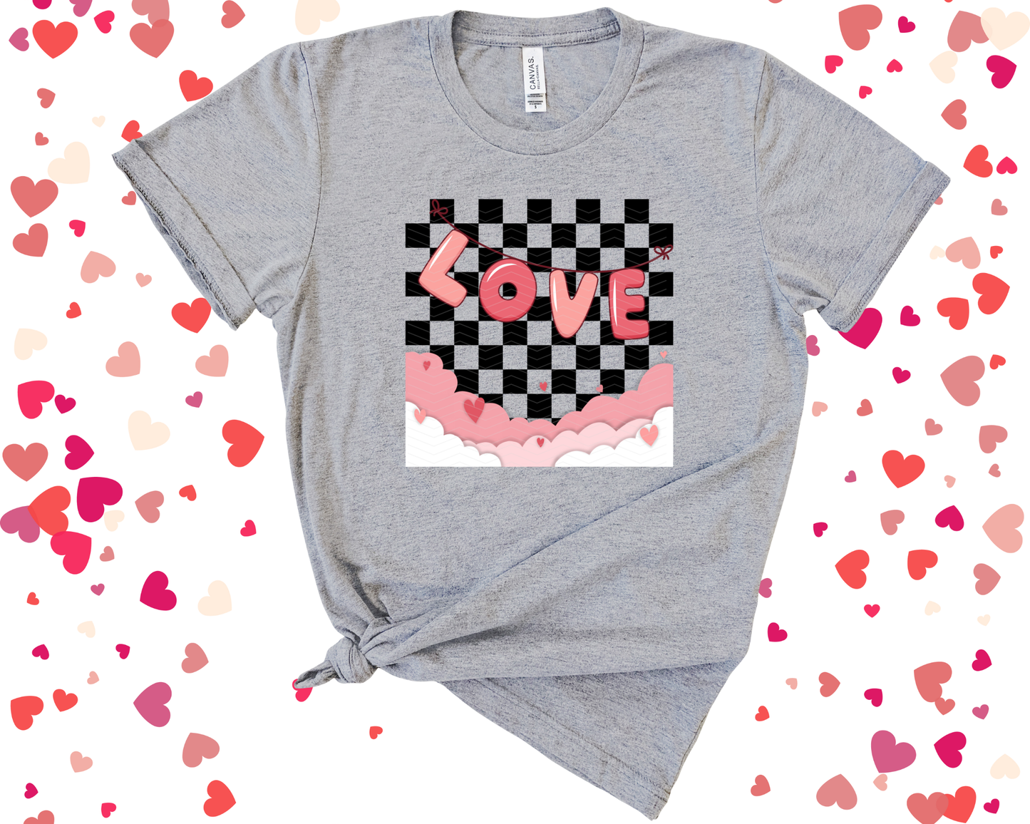 Checkered Love Clouds