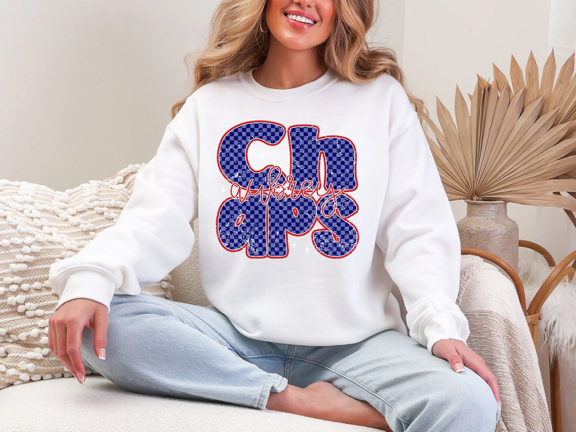 Checkered Retro - Aubrey Chaps DTF TRANSFER