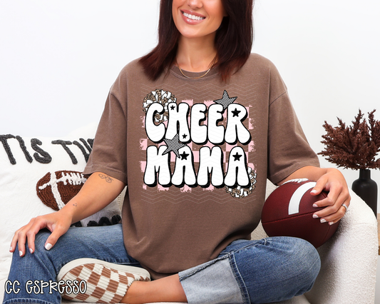 Cheer Mama Leopard Pink DTF TRANSFER