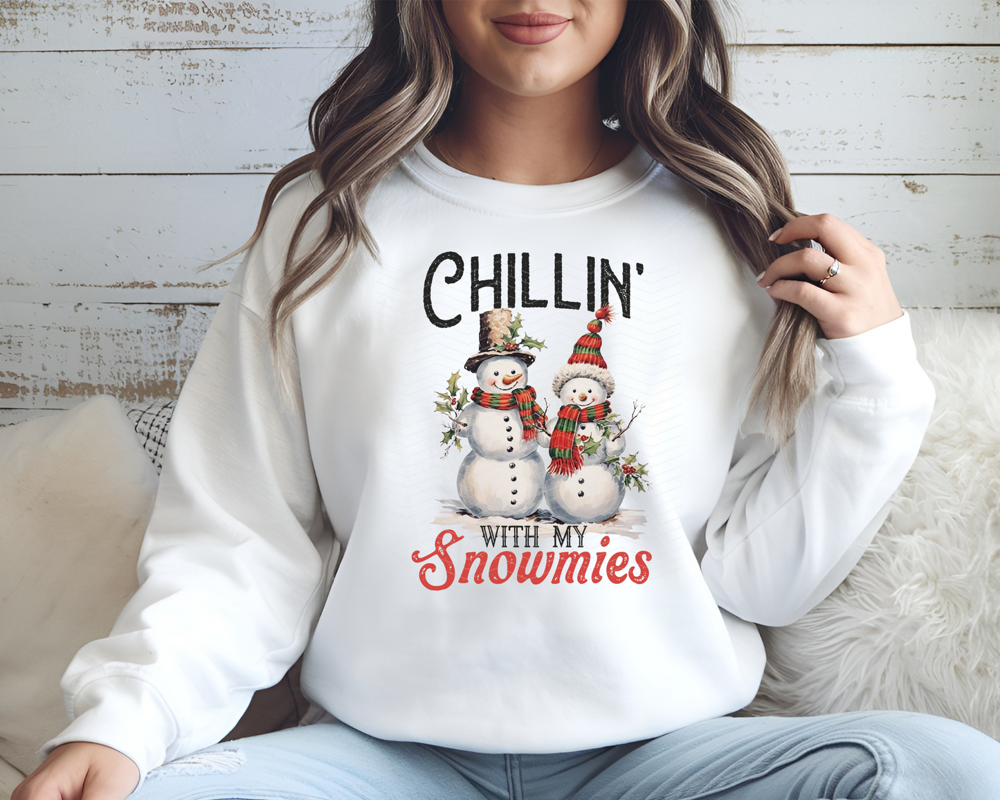 Chillin With My Snowmies Vintage