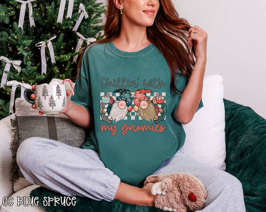 Chillin With My Gnomies DTF TRANSFER