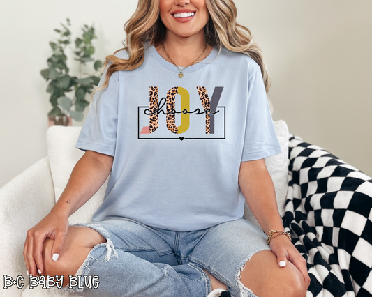 Choose Joy Half Leopard DTF TRANSFER
