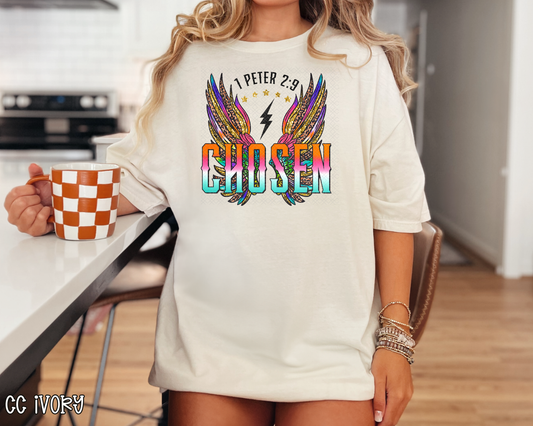 Chosen Retro Wings Neon DTF TRANSFER