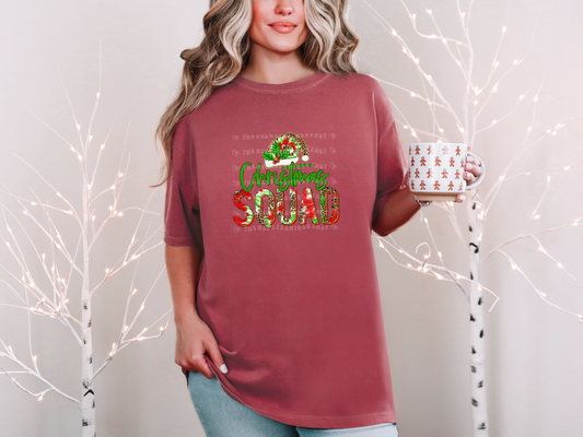 Christmas Squad Leopard Tie-Dye DTF TRANSFER