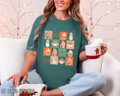 Christmas Things Tiled DTF TRANSFER